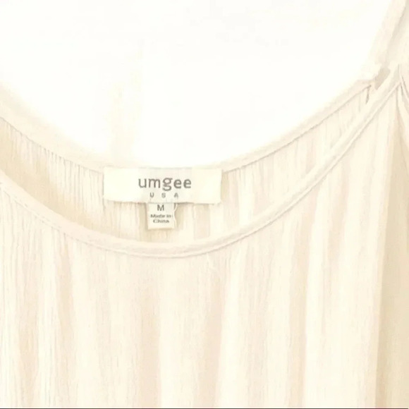 Umgee | Cold Shoulder Crinkle Tunic Dress - Picture 3 of 7